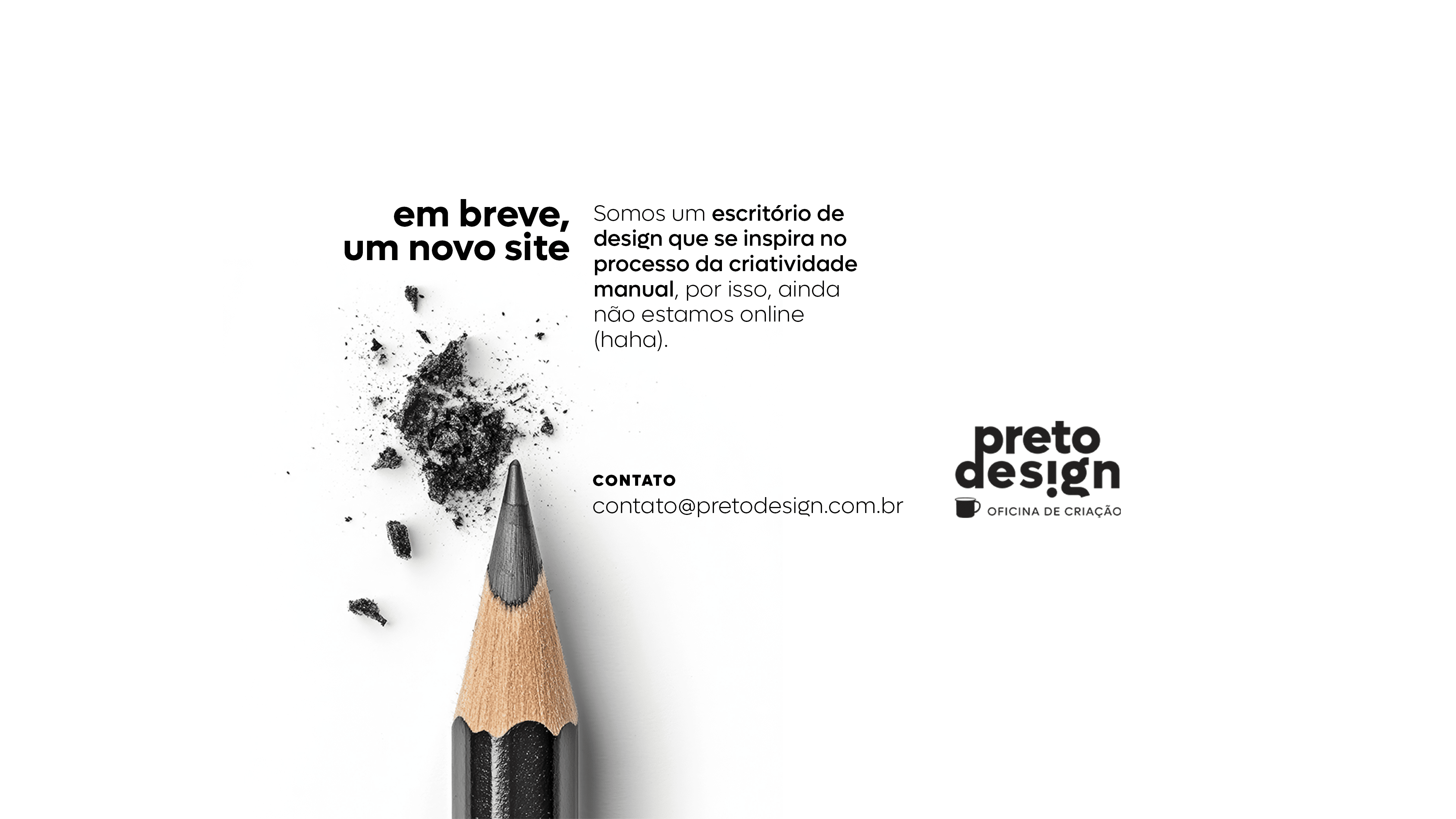 Preto, design expressivo