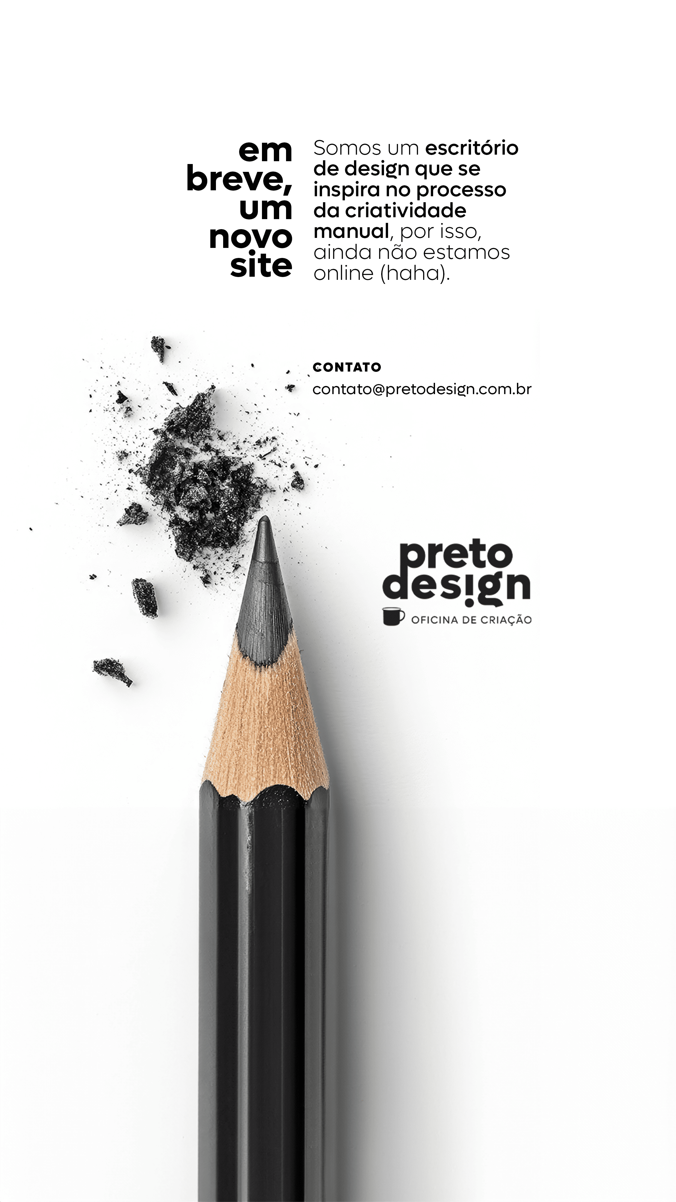 Preto, design expressivo
